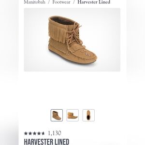 Manitobah Mukluks Harvester LINED Moccasin